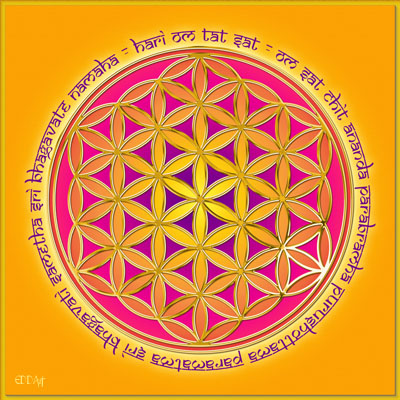 Blume des Lebens Moola Mantra