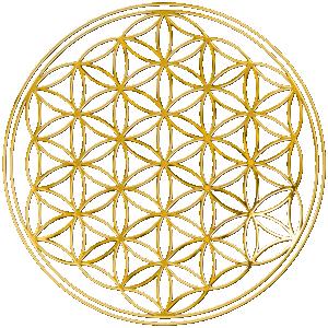 Blume des Lebens Gold
